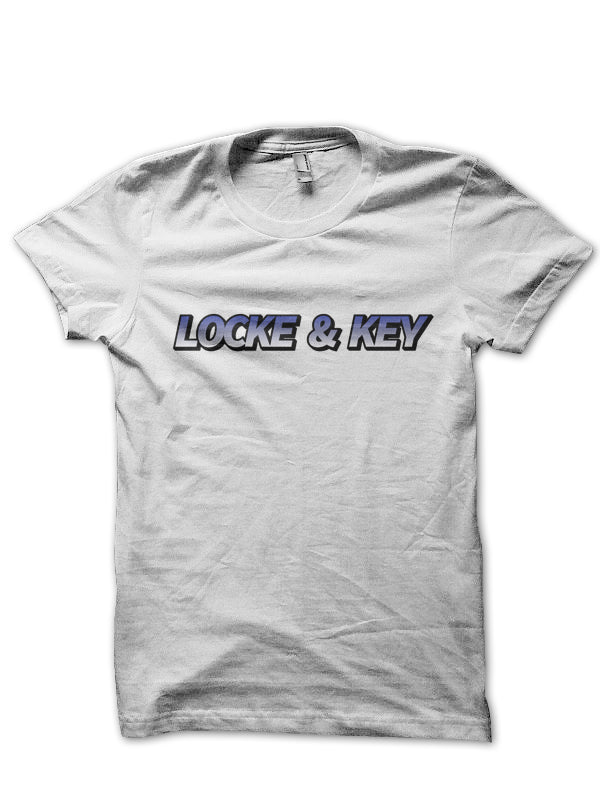 Locke & Key Half Sleeve White T-Shirt