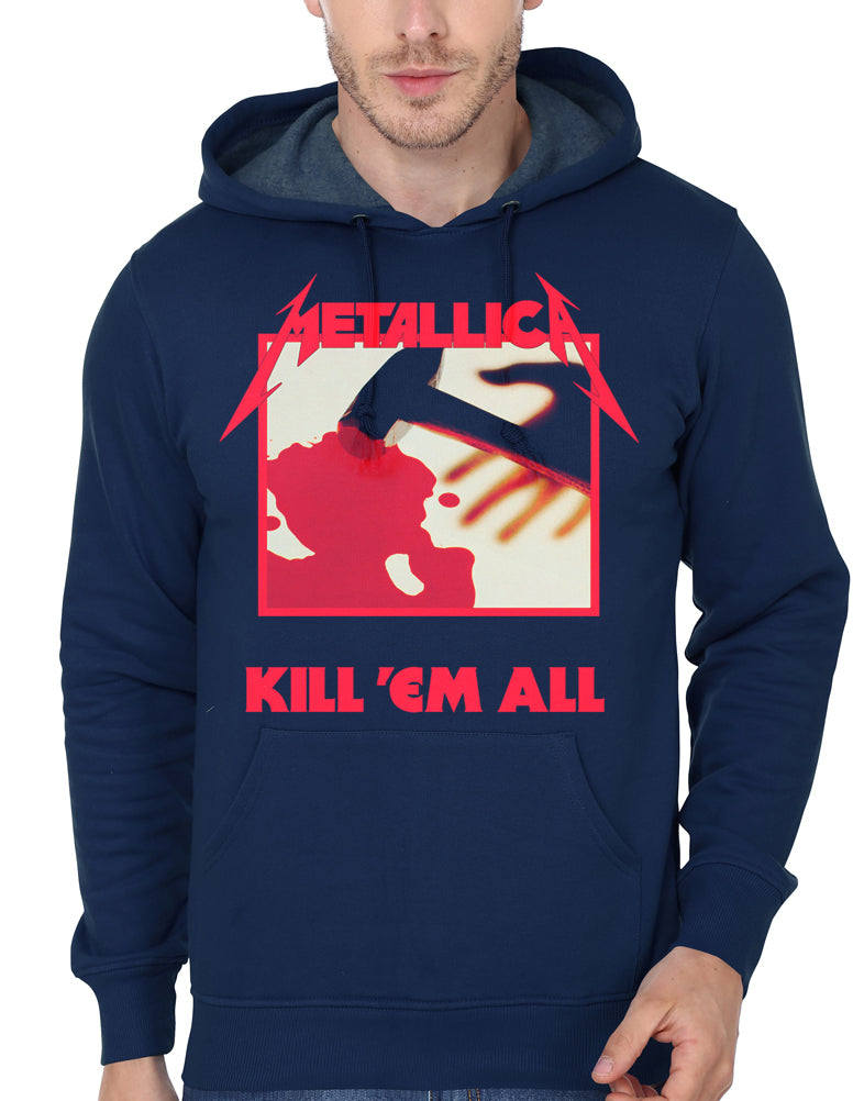 Metallica Kill’Em Navy Blue Hoodie
