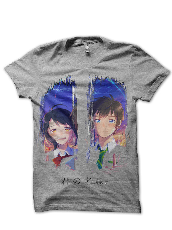 Kimi No Na Wa Grey T-Shirt
