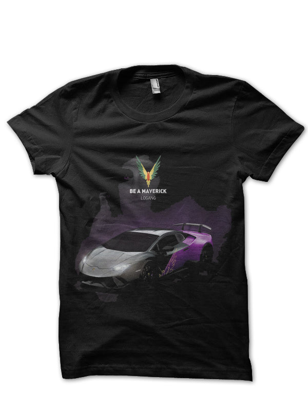 Lamborghini Logan Paul Black T-Shirt