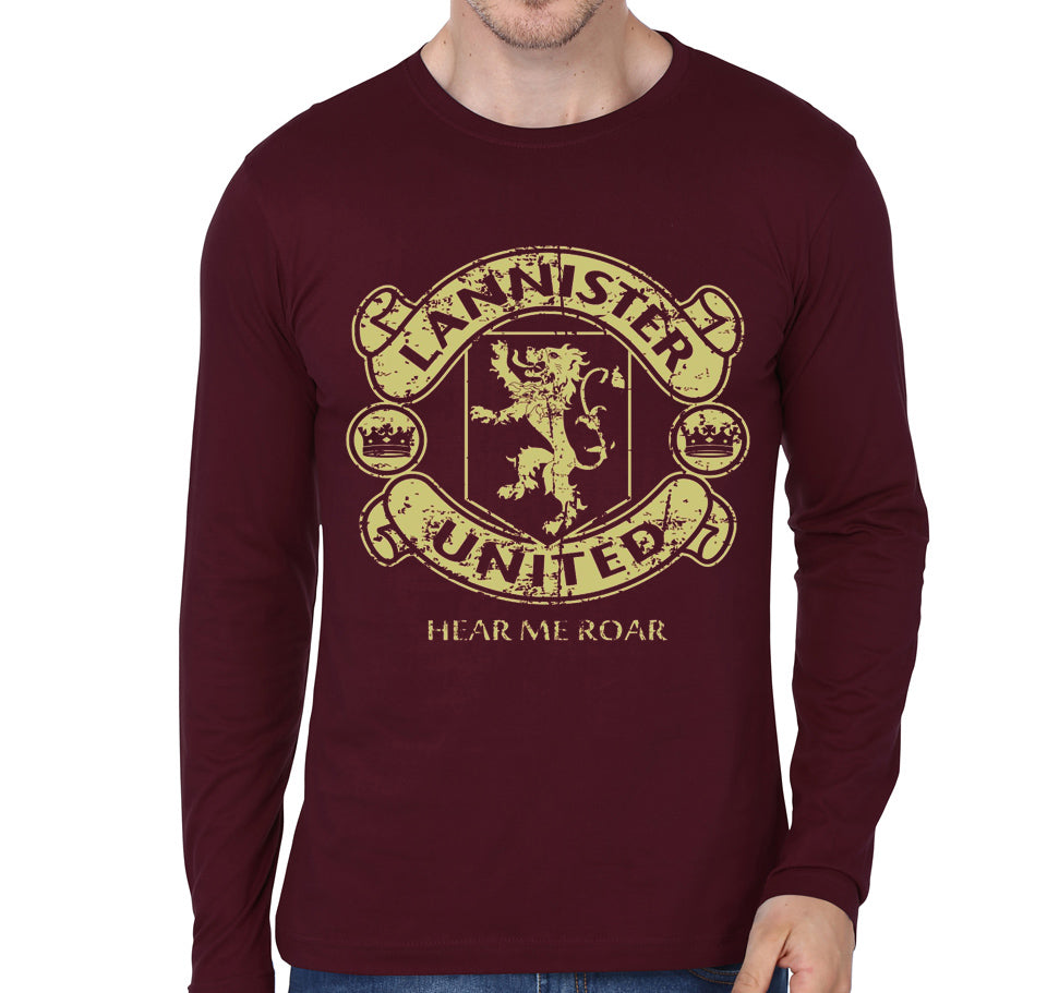 Lannister Maroon Full Sleeve Tee