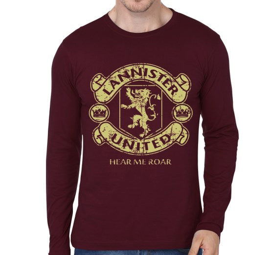 Lannister Maroon Full Sleeve T-Shirt