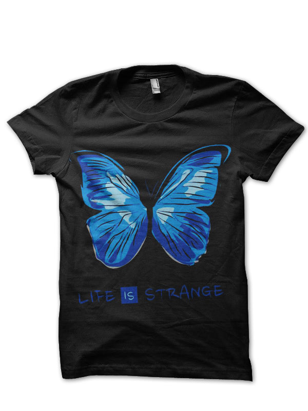 Life Is Strange Black Butterfly T-Shirt