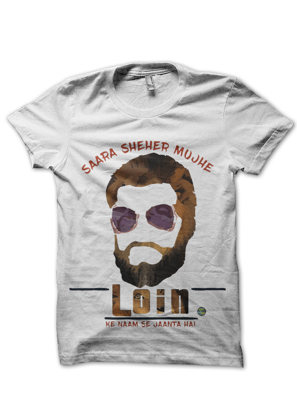 Loin Of 80’s White T-Shirt