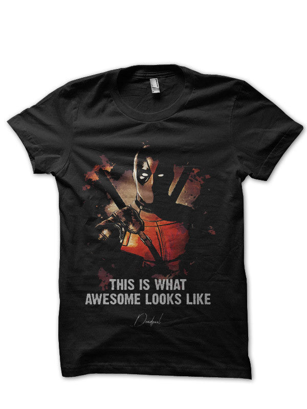 This Is What Awesome Looks Like Black T-Shirt