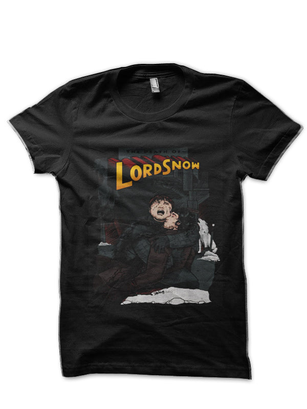 The Death Of LordSnow Black T-Shirt