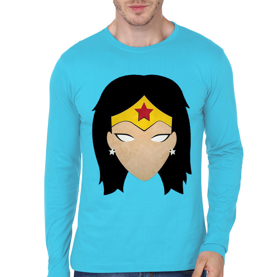 Custom Light Blue Full Sleeve Tee