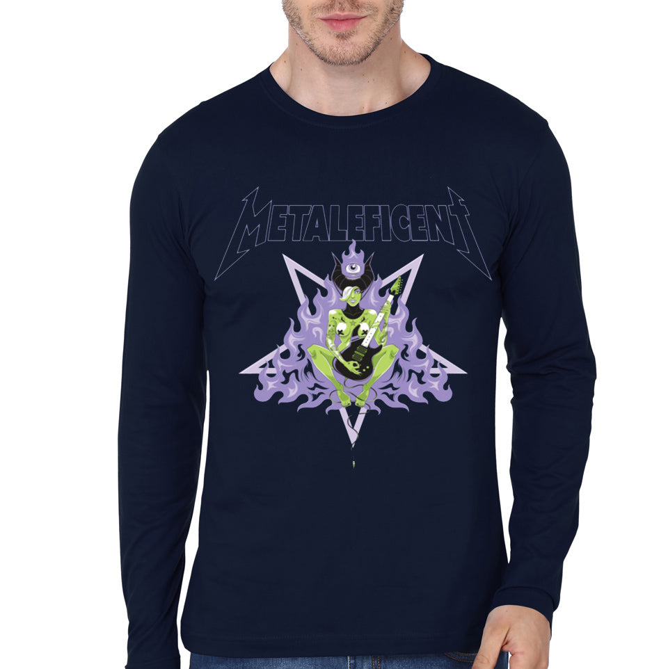 Metaleficent Navy Blue Full Sleeve Tee