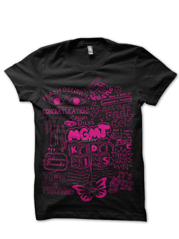 MGMT Black Men’s T-Shirt