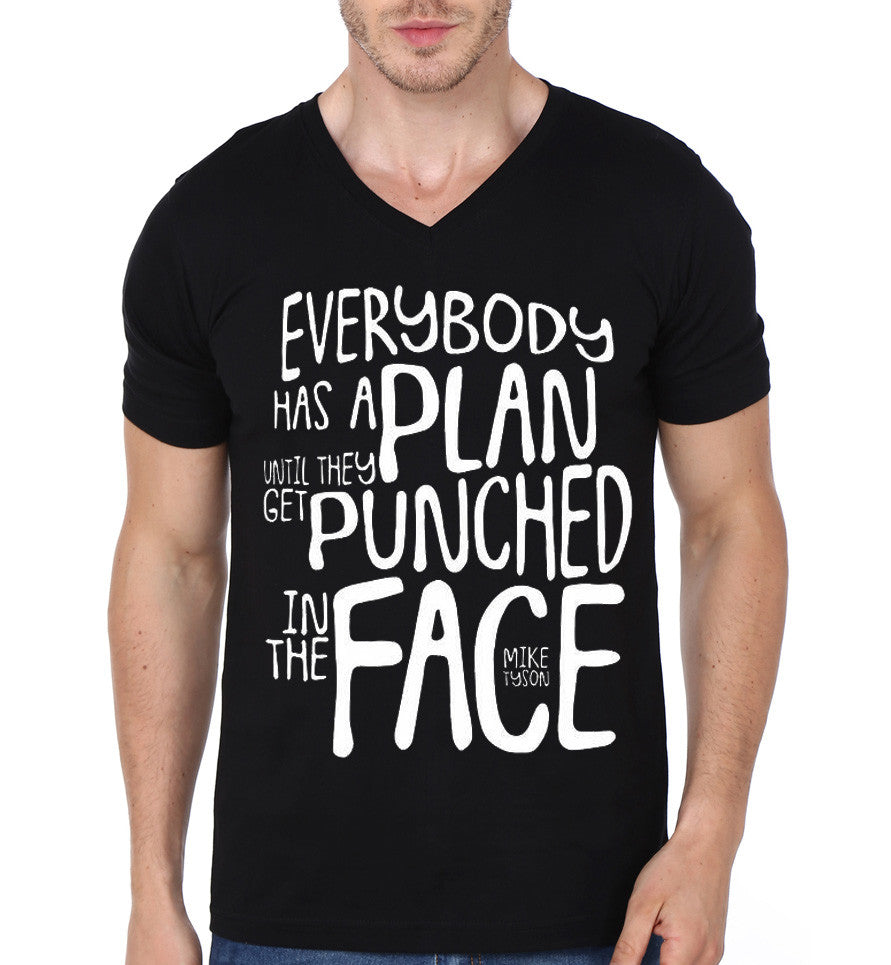 Everybody Has a Plans Until They Get Punched In The Face – Mike Tyson Black T-Shirt