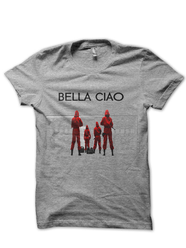 Money Heist Grey T-Shirt