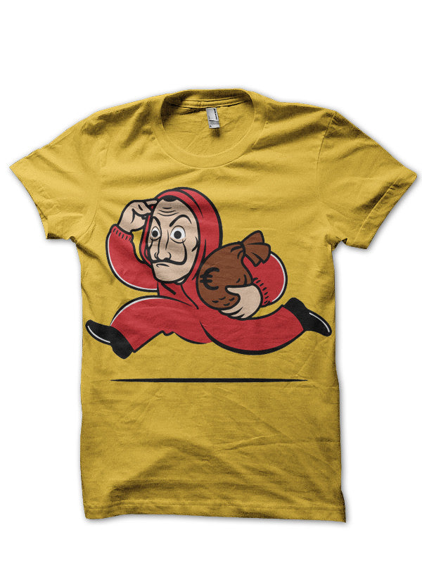 Money Heist Yellow T-Shirt
