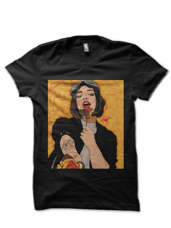 Mia Roses-Modern Family Black T-Shirt
