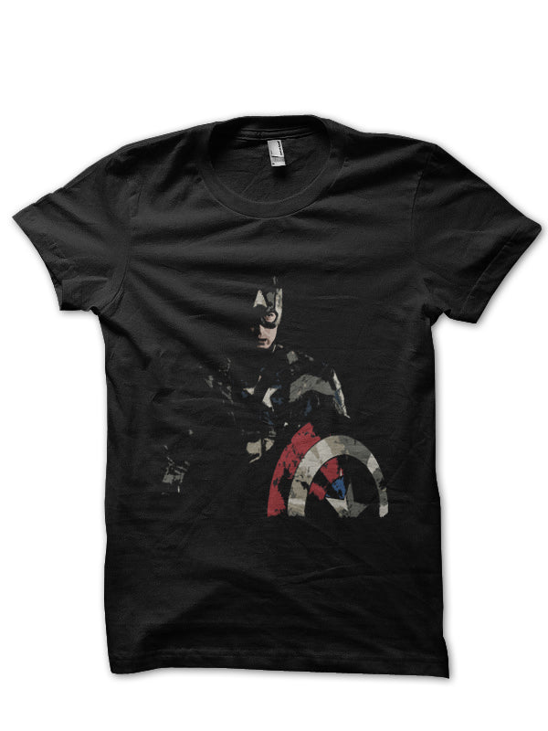 my captain Black Half Sleeve T-Shirt