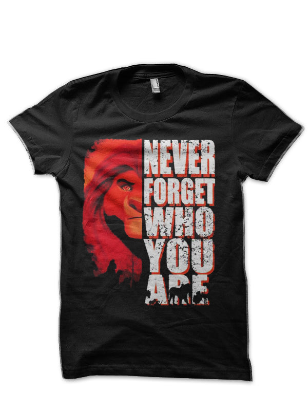 Never Forget Who You Are Half Sleeve T-Shirt