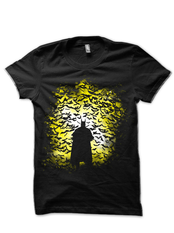 Night Of The Bats Black T-Shirt
