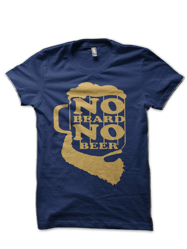 Beard Beer Half Sleeve T-Shirt