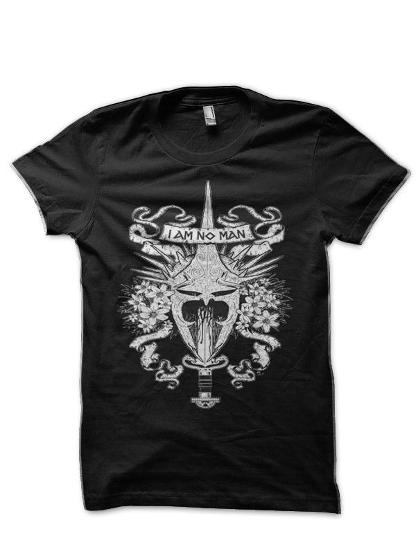 I Am No Man Black T-Shirt