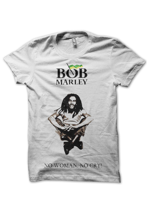 No Woman No Cry White T-Shirt