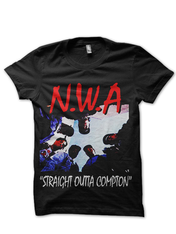 NWA Straight Outta Compton Black T-Shirt