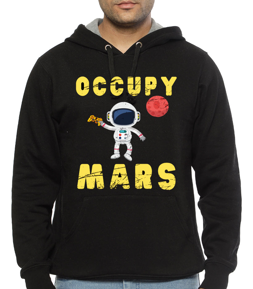Occupy Mars Black Hoodie