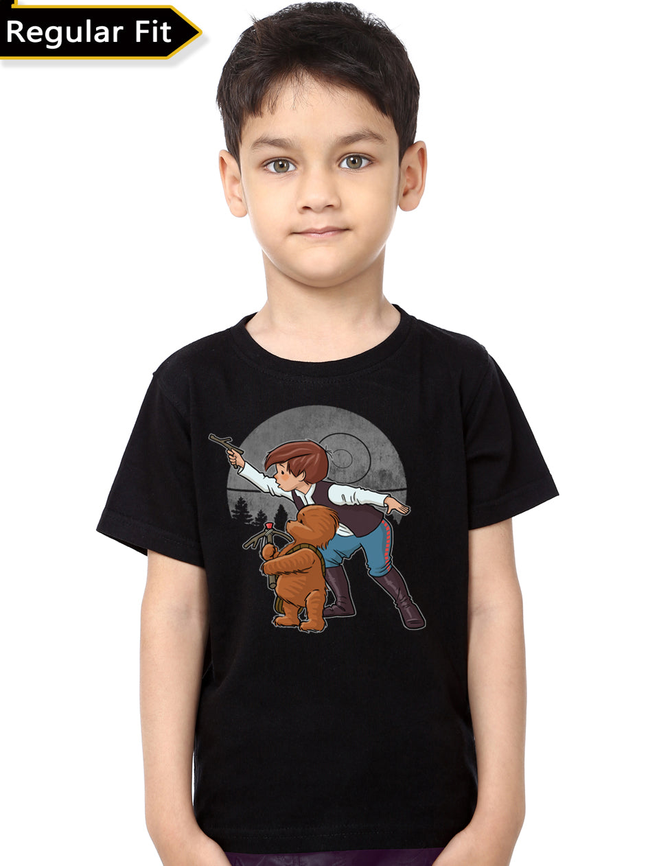 Never Tell Them the Odds Kids Black T-Shirt