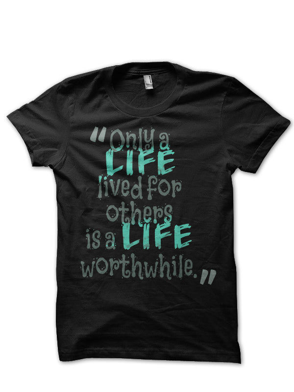 One Life Black Tee