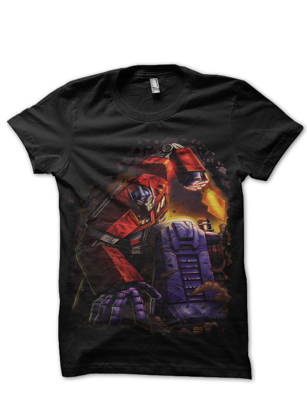Optimus Prime Black Tee