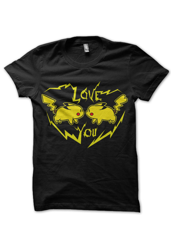 Pikalove Black Tee