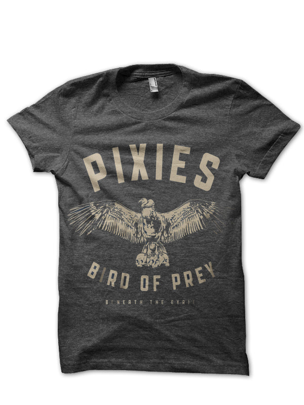 Pixies Band Charcoal Grey Half Sleeve T-Shirt