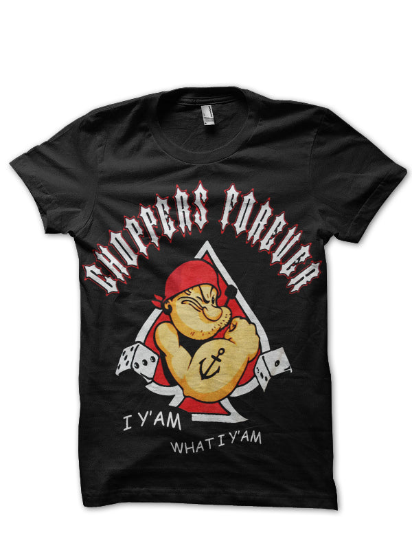 Popeye Black Tee