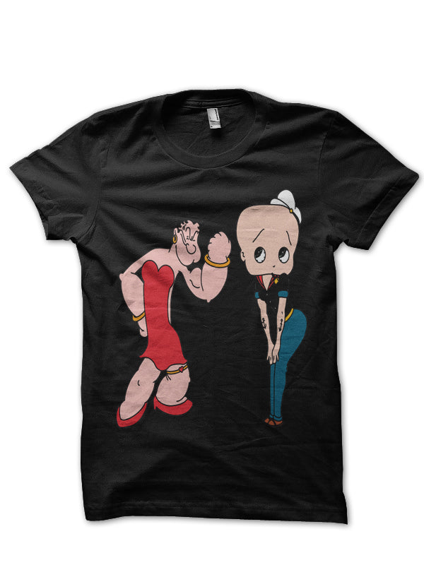 Popeye Olive T-Shirt