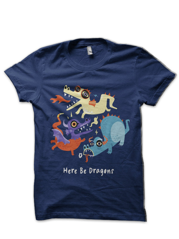 Here be Dragons – Programming T-Shirt