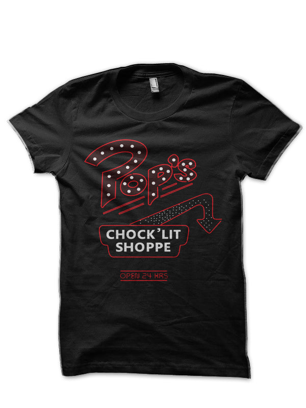 Riverdale – Pop’s Chock’lit Shoppe Black T-Shirt