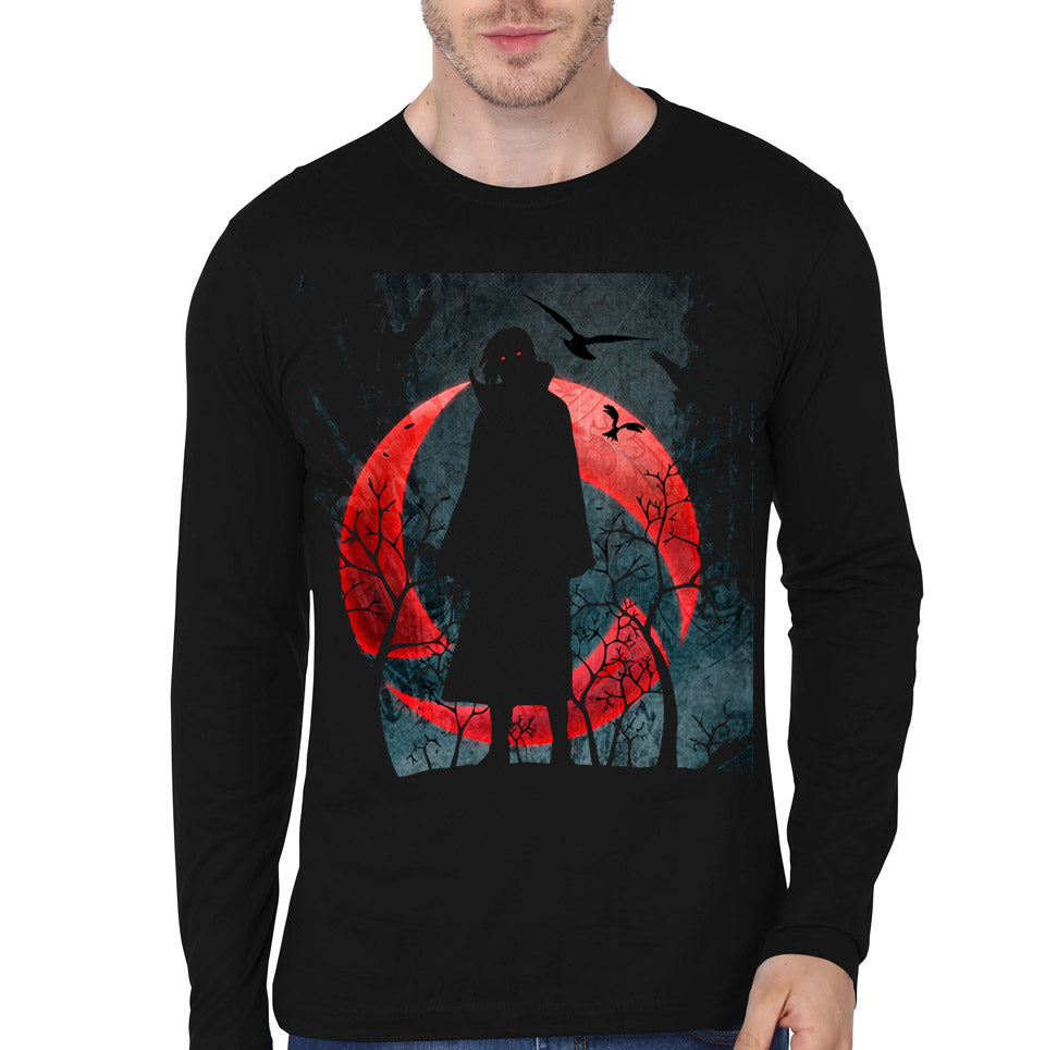 Red Moon Black Full Sleeve T-Shirt