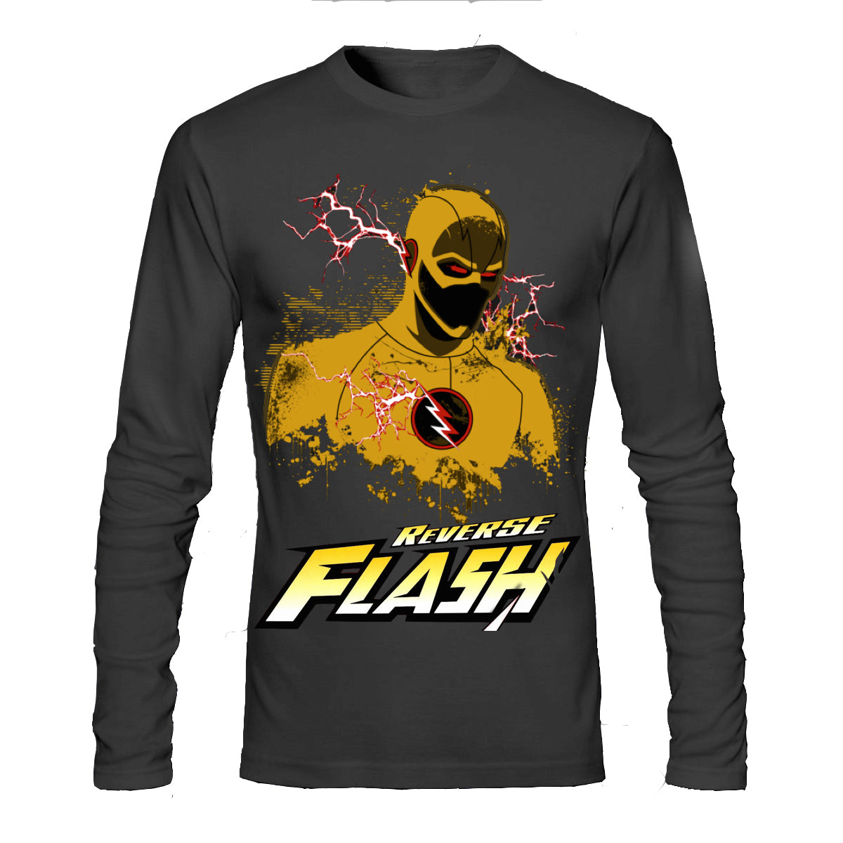 Reverse Flash Black Full Sleeve T-Shirt