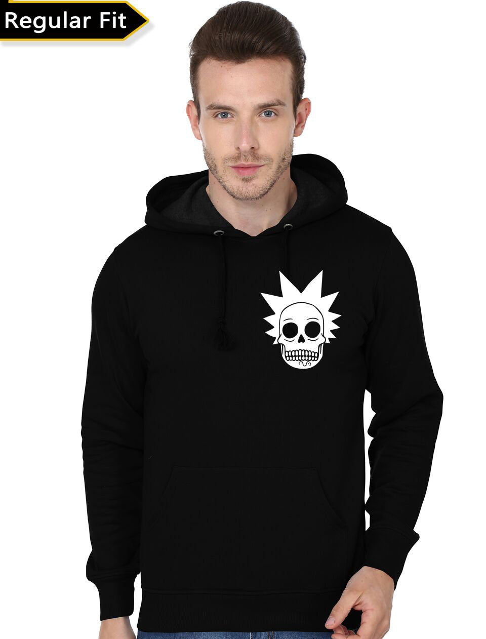 Mr Poopy Butthole Pin Black Hoodie