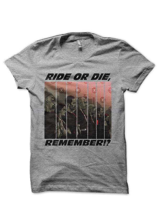 The Fast And The Furious Half Sleeve T-Shirt