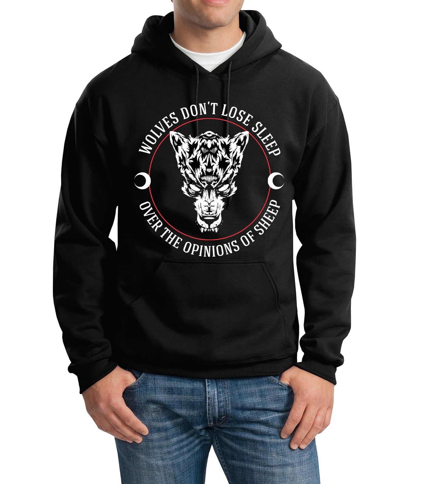 Sheep Black Hoodie