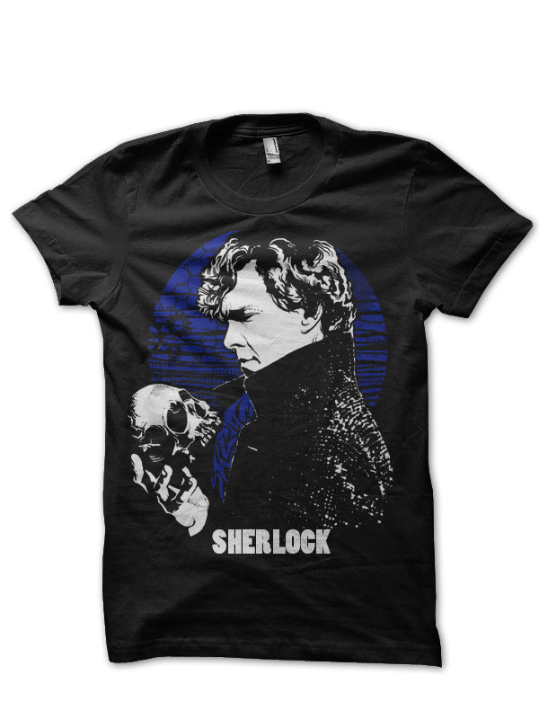 Sherlock Holmes Black Tee