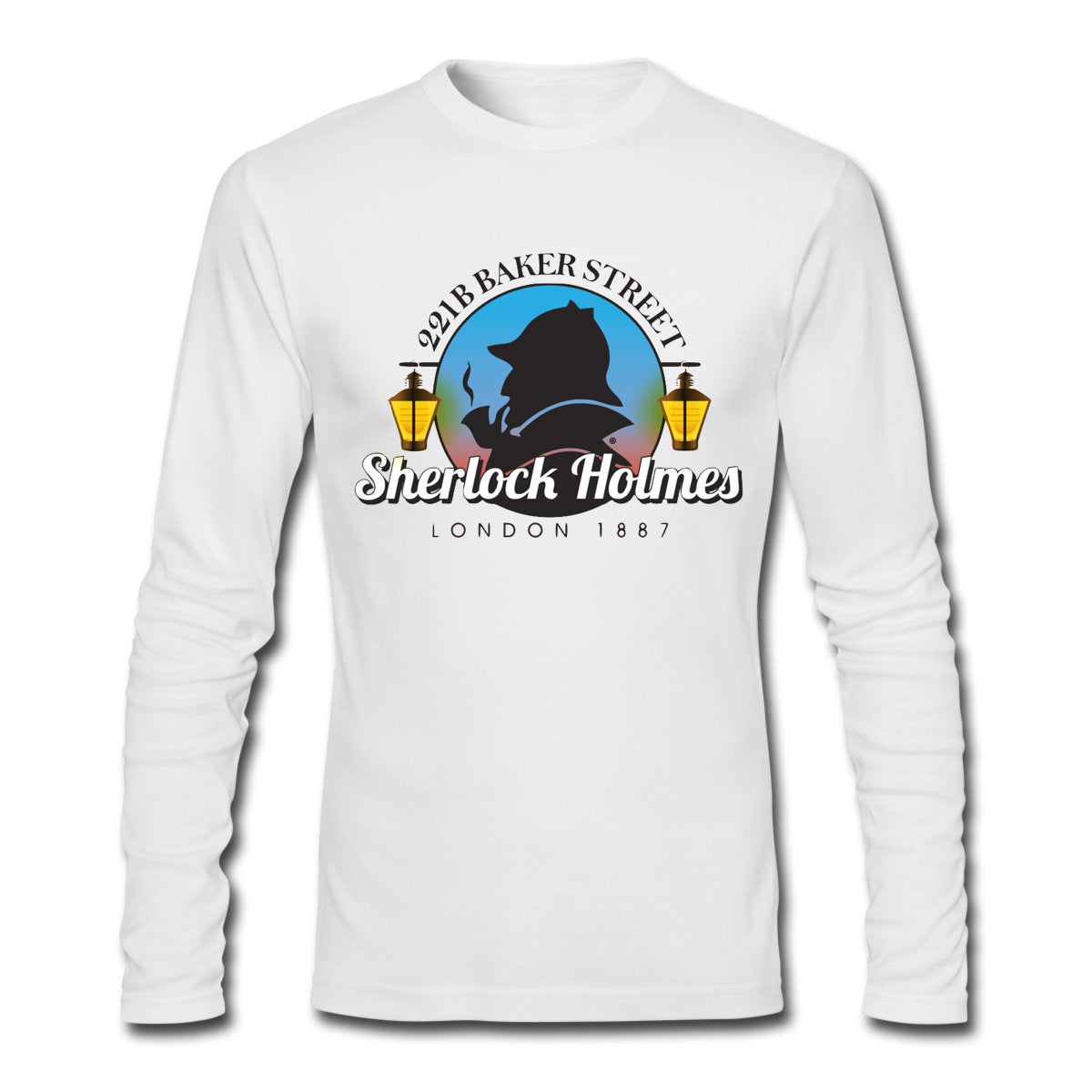 Sherlock Holmes Full Sleeve Tee (White Available)