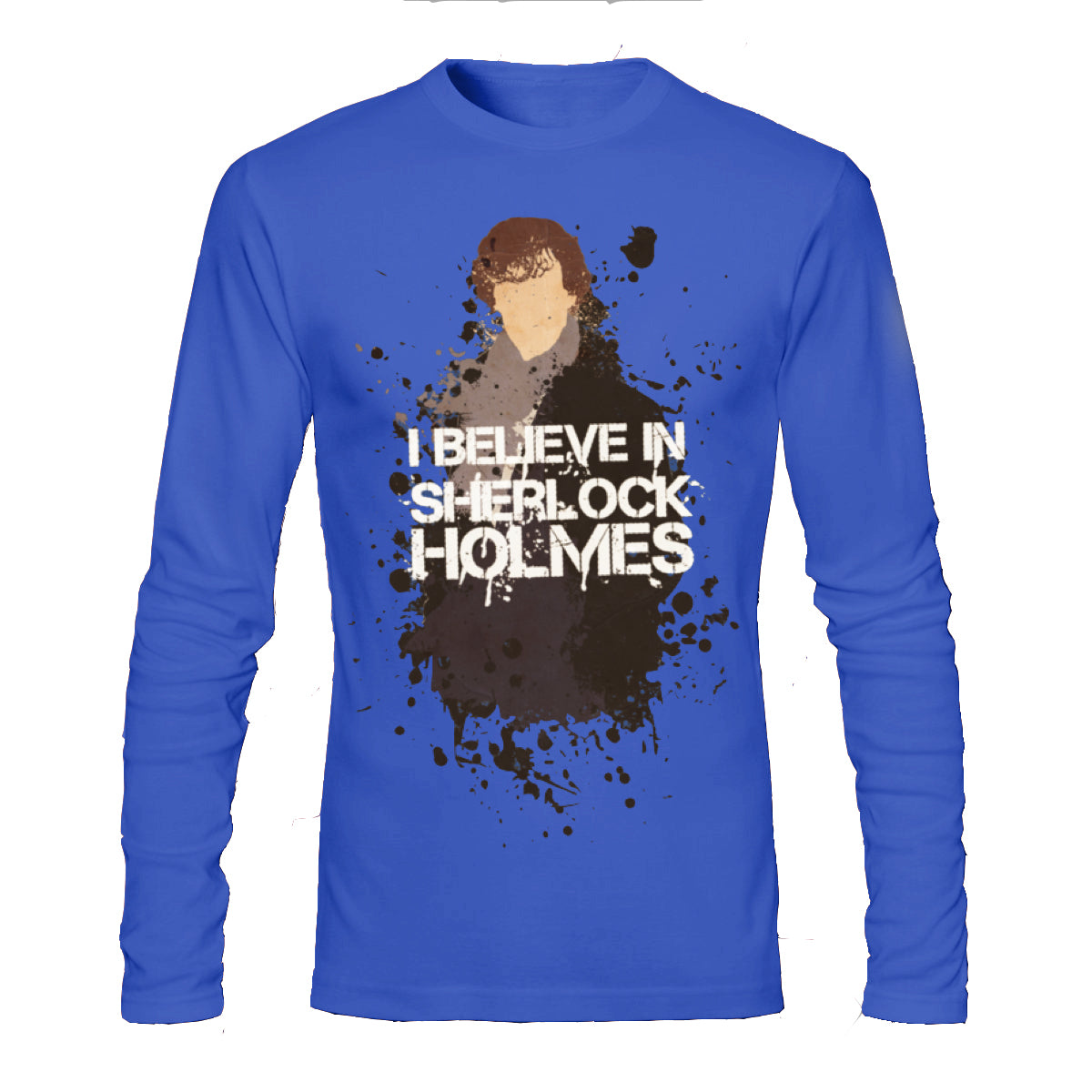 Sherlock Holmes Blue Full Sleeve Tee