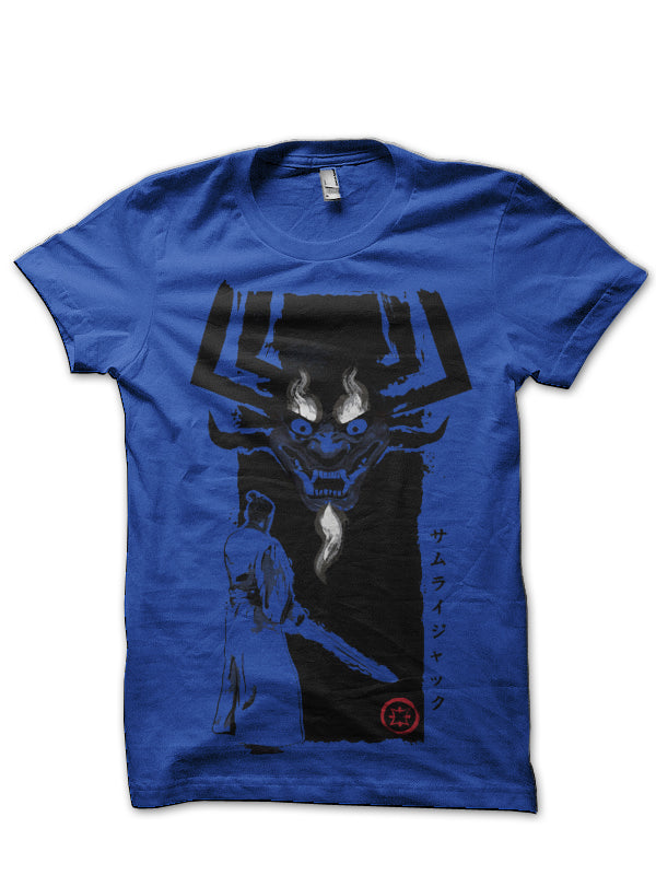 Master of Darkness – Samurai Jack Royal Blue T-Shirt