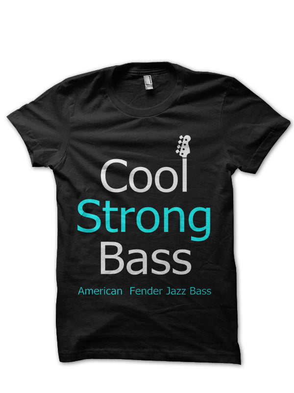 Bass String Black T-Shirt
