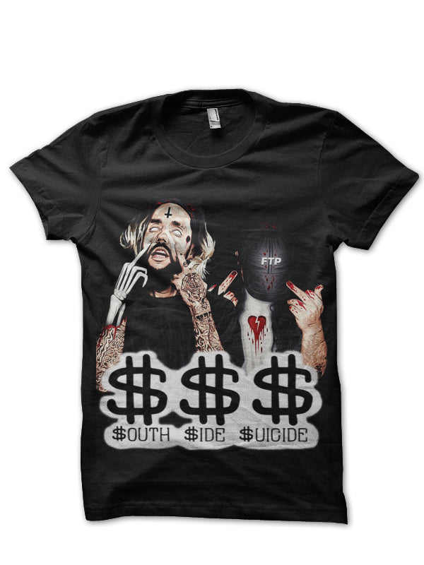 Suicide Boys FTP Black Merchandise T-Shirt
