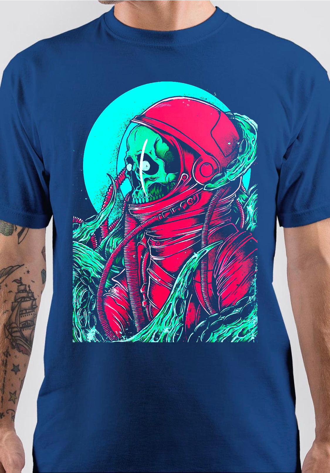 Spaceman Skull T-Shirt