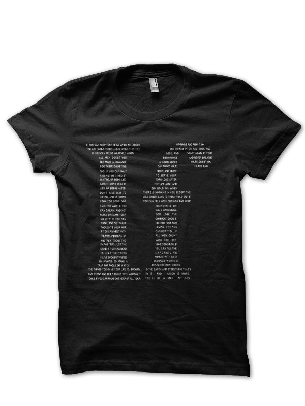 If – Rudyard Kipling Half Sleeve T-Shirt