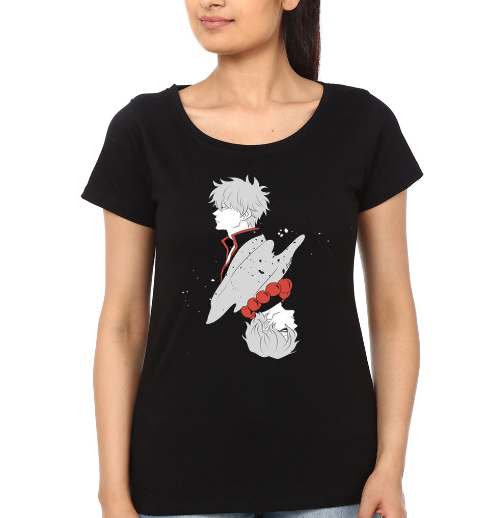 Gin Tama Girls Black T-Shirt