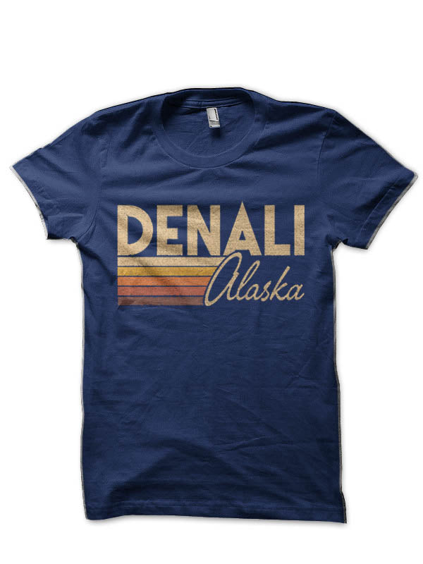 Denali National Park Alaska Half Sleeve T-Shirt