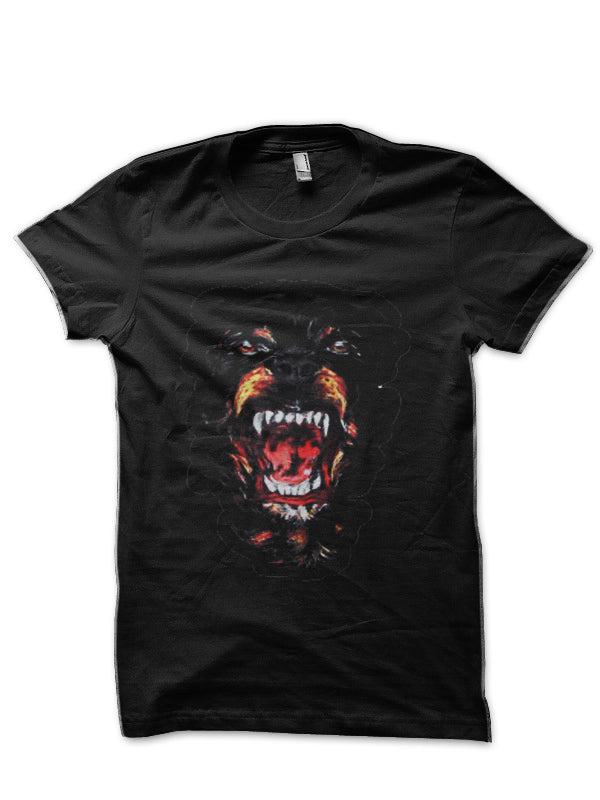 Rottweiler Black Half Sleeve T-Shirt